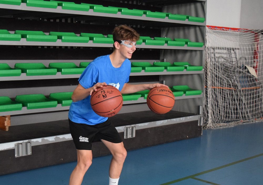Entrenamiento visual para jugadores/as de baloncesto
