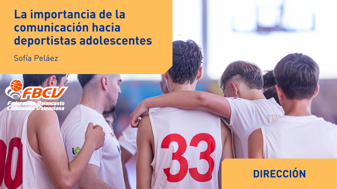 La importancia de la comunicación hacia deportistas adolescentes