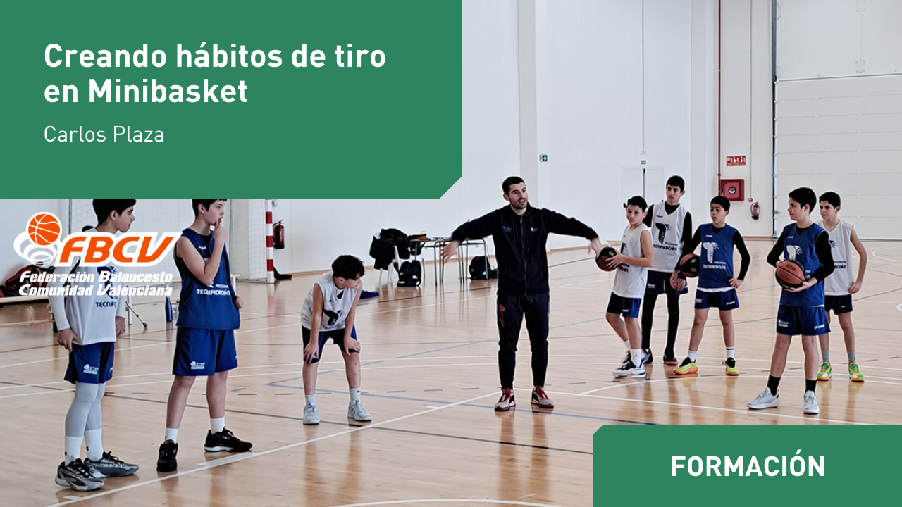 Creando hábitos de tiro en Minibasket