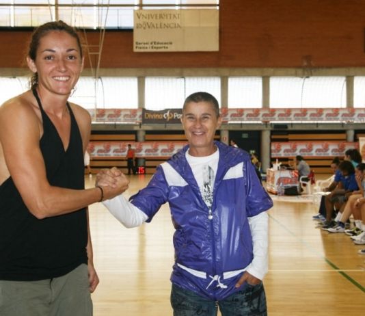 Laia Palau y Carme Lluveras, en las Finales