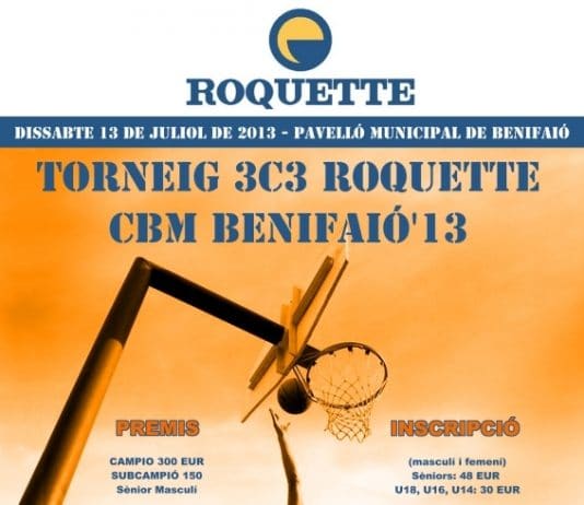 Torneig 3c3 Roquette CBM Benifaió