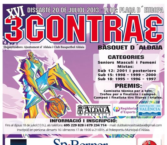 XVI 3contra3 de baloncesto en Aldaia