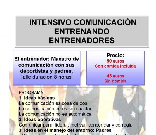 El entrenador: maestro en comunicación