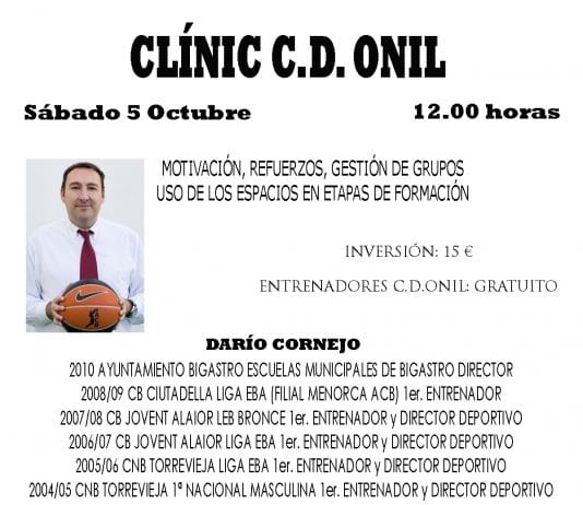 Clínic para entrenadores del C.D. Onil