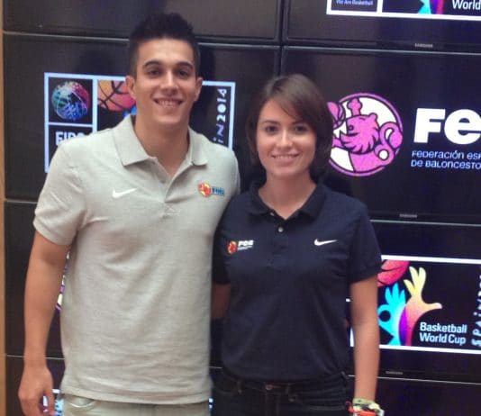 Cristian García y Mercedes Noval participaron en un Clínic