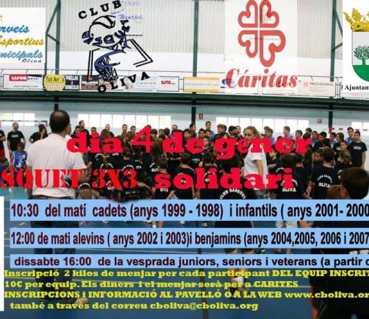 Bàsquet 3×3 solidari del C.B. Oliva