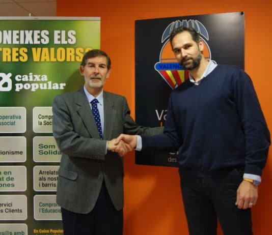 Acuerdo de colaboración entre Valencia Basket y Caixa Popular