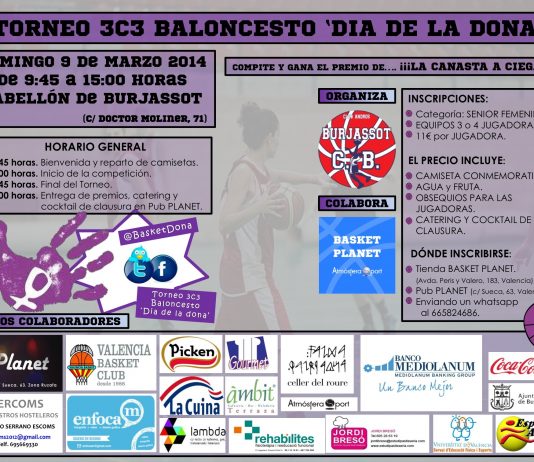 Torneo 3c3 de Baloncesto Día de la Dona