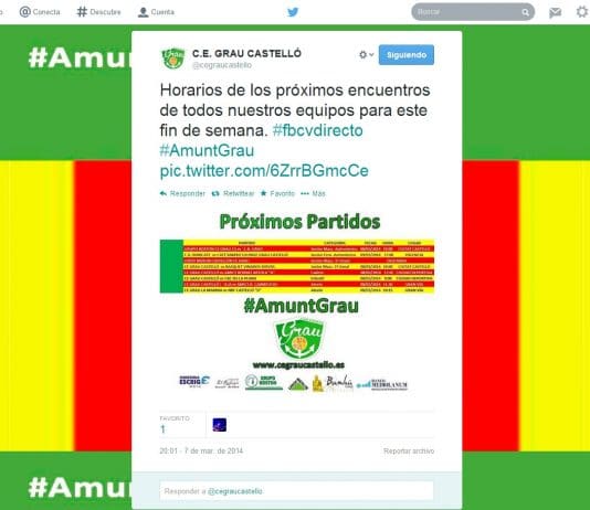 Una previa muy original del C.E. Grau Castelló