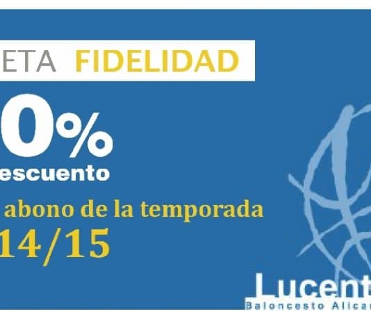Tarjeta de Fidelidad C.B. Lucentum