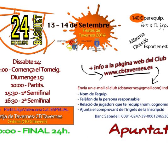 24 hores de bàsquet i 3×3 del C.B. Tavernes