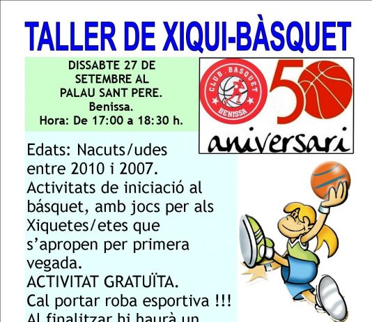 Taller de Xiqui-Bàsquet en Benissa