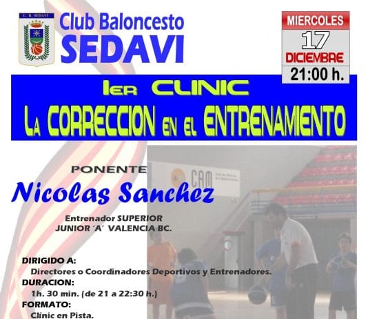 1º Clínic del C.B. Sedaví