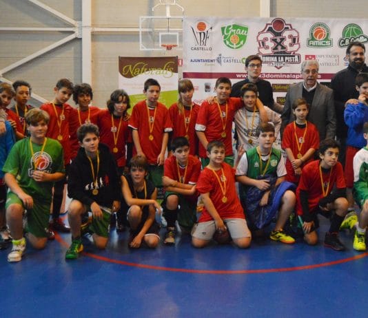 Participantes en el 3×3 Domina La Pista