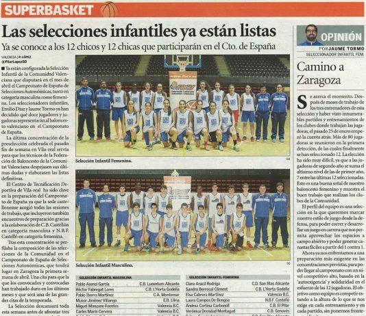 Encuentra a las Selecciones en el Superbasket