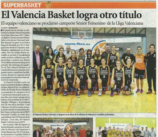 Superbasket con Lliga Valenciana y CD Escuelas Pías