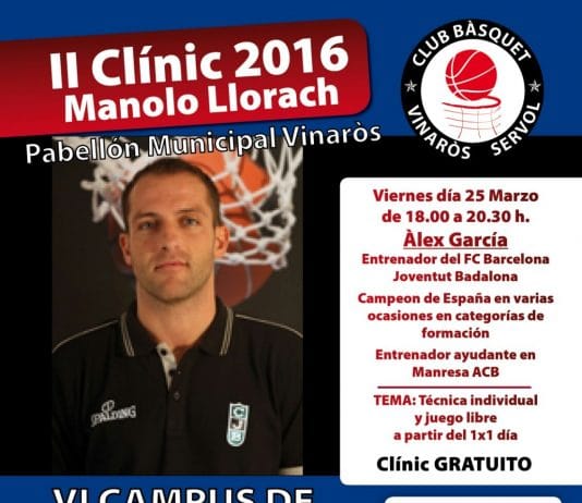 CB Vinaròs organiza el II Clínic Manolo Llorach