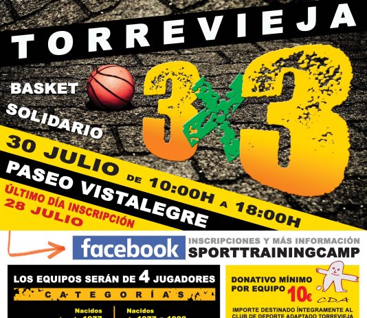 Torneo 3×3 solidario en Torrevieja