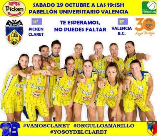 Primer derbi en Liga Femenina-2 con Picken Claret y Valencia BC