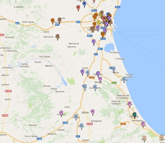 Distribución de grupos IR y Junior Femenino