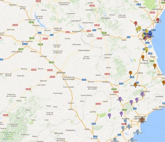 Distribución de grupos en Senior Femenino