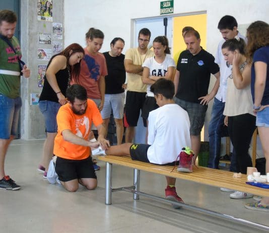Taller práctico para realizar vendajes funcionales