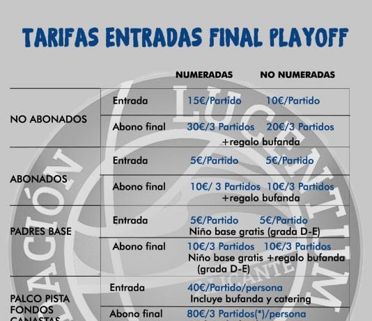 Entradas o abono para la Final LEB Plata
