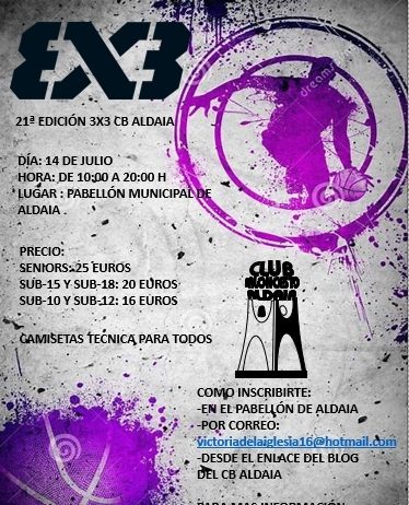 21ª edición 3×3 CB Aldaia