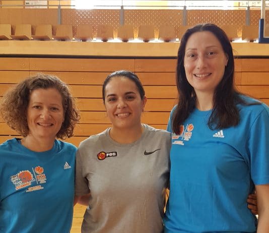 María Cortés en el FIBA European Basketball Summit