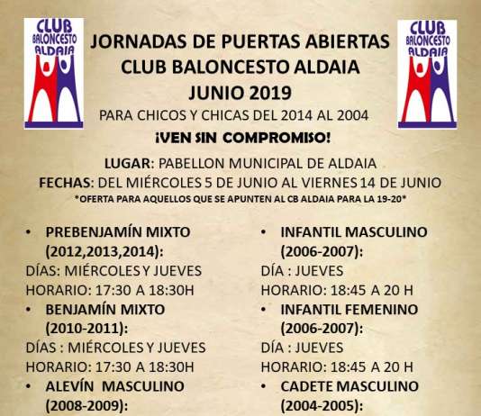 Jornadas de Puertas Abiertas CB Aldaia
