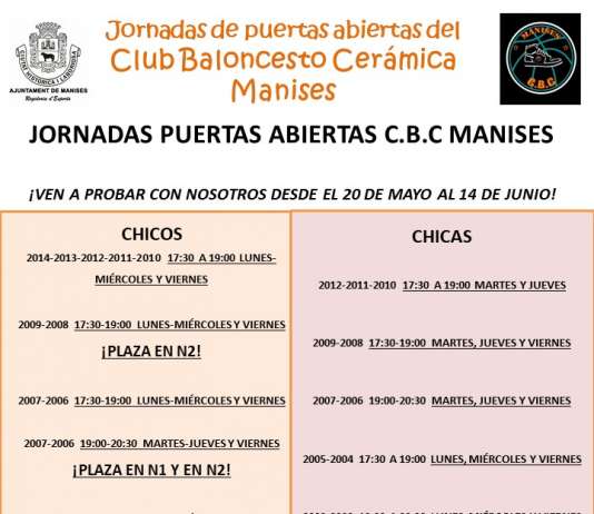 Jornadas de Puertas Abiertas CBC Manises