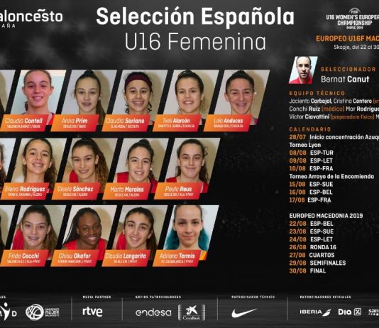 U16 Femenina con Claudia Contell y Frida Cecchi
