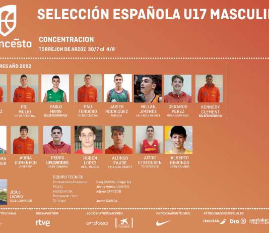 Alonso Faure y Millán Jiménez estarán con la U17 Masculina