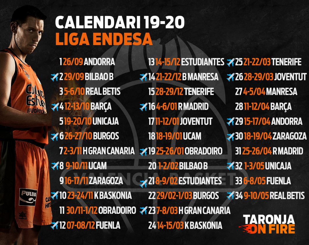 CALENDARIO CHICOS LIGA