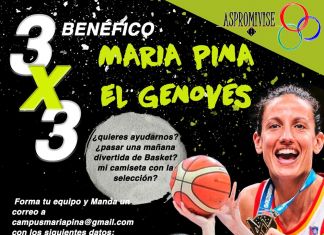 María Pina celebrará su 3×3 benéfico en Genovés