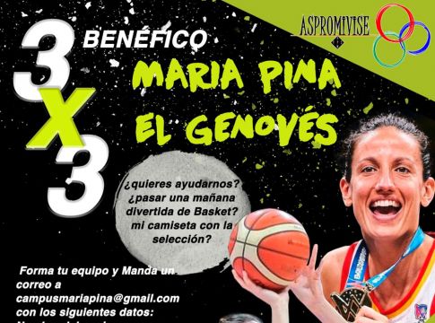María Pina celebrará su 3×3 benéfico en Genovés