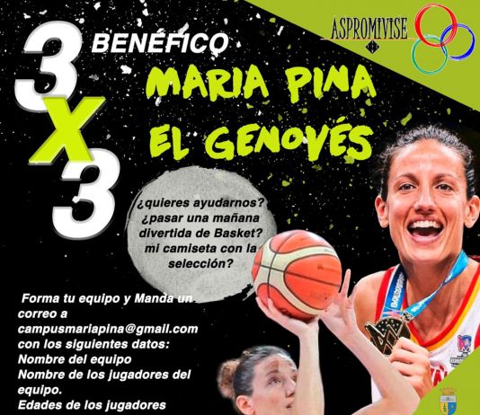 María Pina celebrará su 3×3 benéfico en Genovés