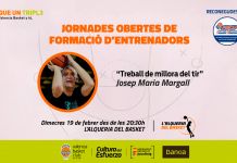 Valencia BC: 7ª jornada de formación con Josep Mª Margall