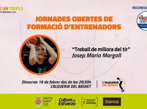 Valencia BC: 7ª jornada de formación con Josep Mª Margall