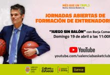 Valencia BC: Jornada de formación online con Borja Comenge