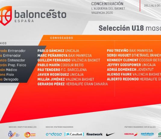 Tres jugadores convocados con la U18