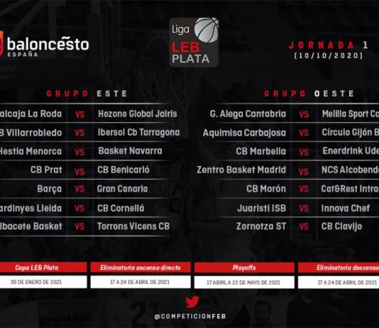Calendario LEB Plata