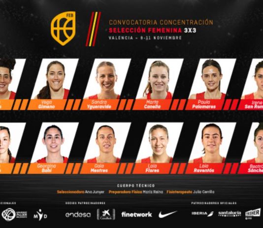 Convocatoria para preparar el preolímpico 3×3 en Valencia