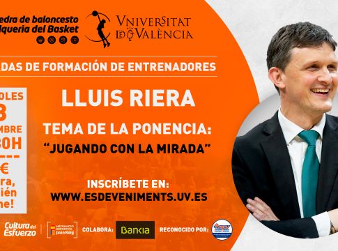 Valencia Basket: Lluís Riera en la nueva jornada de formación