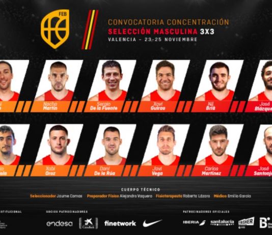 La Selección Masculina 3×3 también está en Valencia