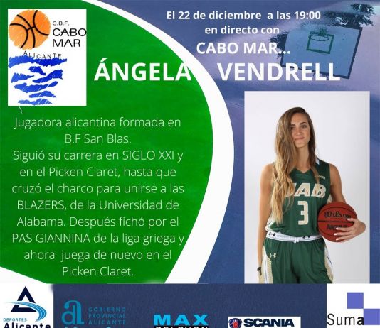 CBF Cabo Mar: Ellas cuentan… con Ángela Vendrell