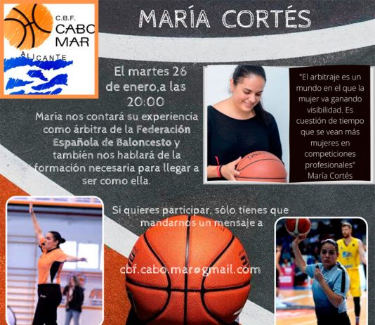 CBF Cabo Mar: “Ellas cuentan” con María Cortés
