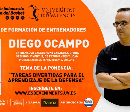 Valencia Basket: Jornada de formación con Diego Ocampo
