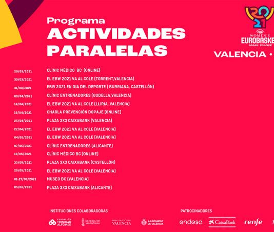 Actividades paralelas EuroBasket Valencia 2021