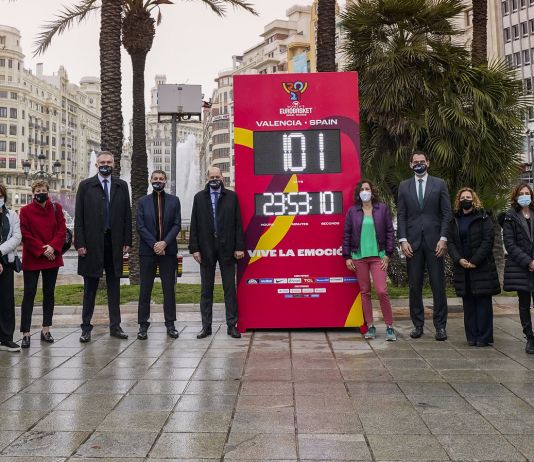 El reloj con la cuenta atrás ya está en Valencia